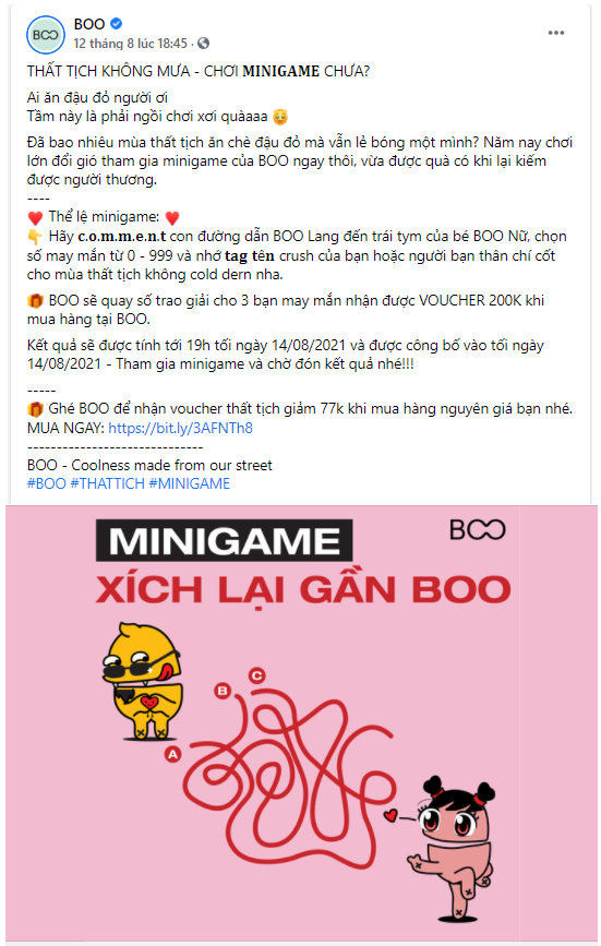 Stt minigame tương tác fanpage facebook tìm đường